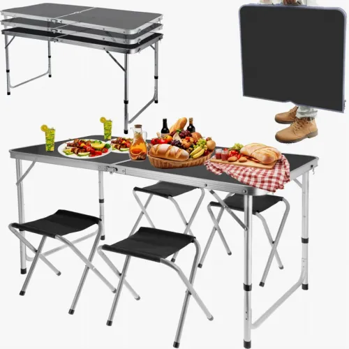 Set mobilier de camping pliabil JUMI