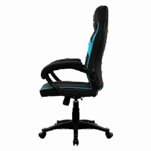 Игровое кресло ThunderX3 EC1, Искусственная кожа, Черный/Синий
