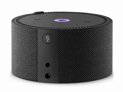 Yandex station mini YNDX-00020K  Black with clock.