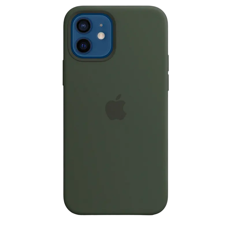 Original iPhone 12 | 12 Pro Silicone Case with MagSafe, Cypress Green