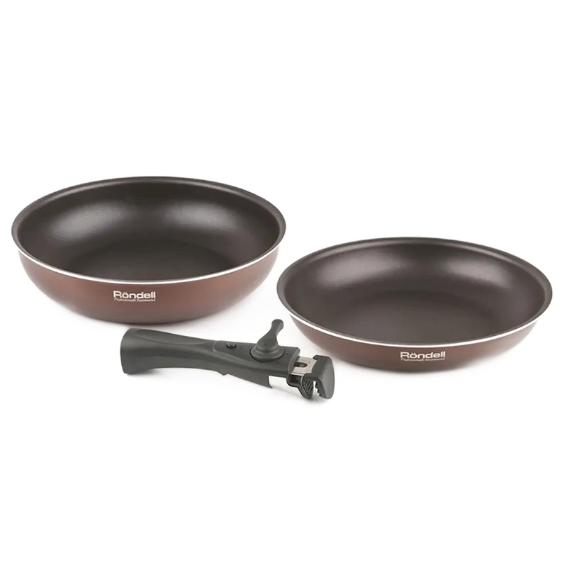 Set de tigăi Rondell RDA-1014, cm, Cafeniu — 2