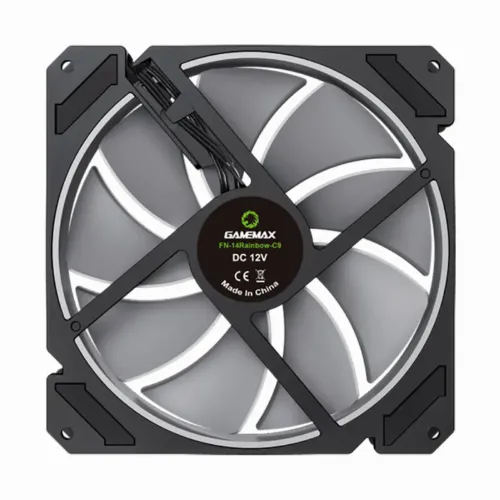 Ventilator PC Gamemax FN-14Rainbow-C9, 140 mm