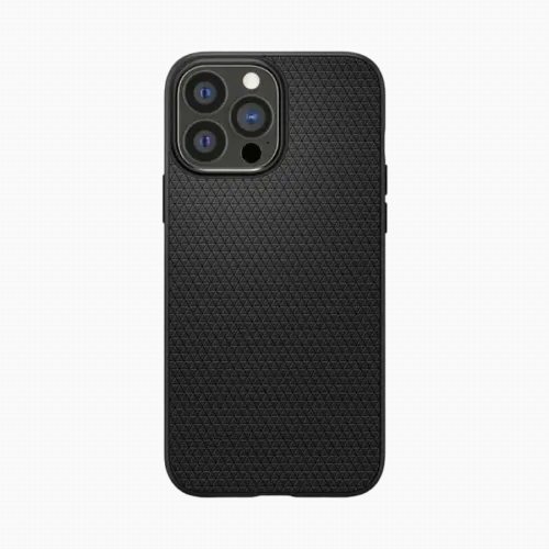 Чехол Spigen iPhone 13 Pro Max, Liquid Air, Матовый черный