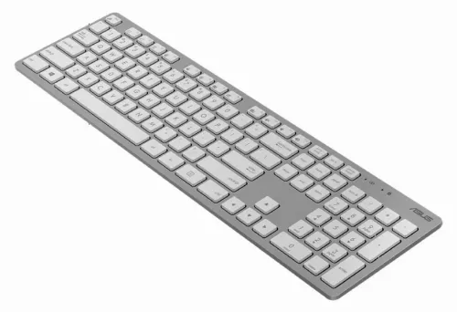 Set Tastatură + Mouse ASUS W5000, Fără fir, Alb