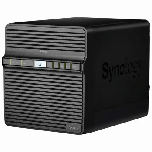 Stocare atașată la rețea SYNOLOGY DS420J, Negru
