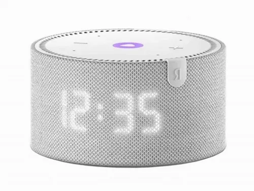 Yandex station mini YNDX-00020G  Grey with clock.