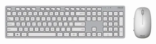 Set Tastatură + Mouse ASUS W5000, Fără fir, Alb