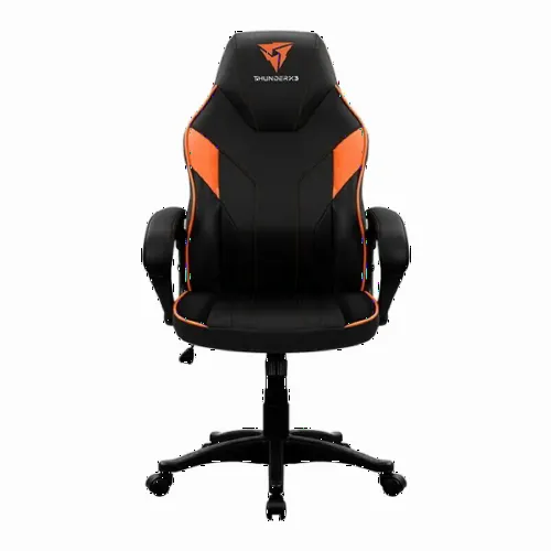 Игровое кресло ThunderX3 EC1, Искусственная кожа, Чёрный/Оранжевый