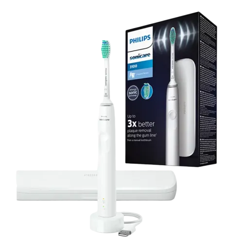 Periuța de dinți electrică sonică Philips HX3673/13, Alb