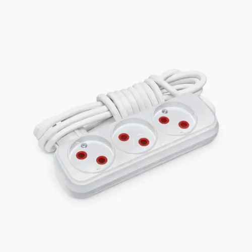 Prelungitor cu 3 locuri fara impamantare 3m 2*0,75mm