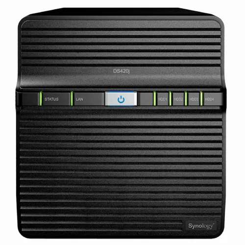 Stocare atașată la rețea SYNOLOGY DS420J, Negru