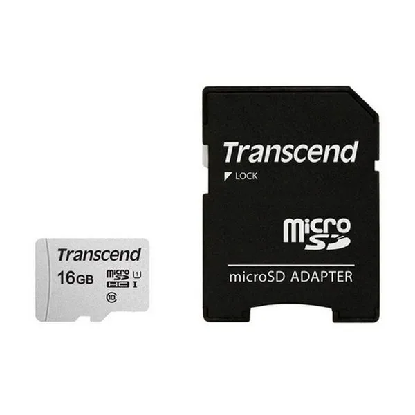 Card de Memorie Transcend microSDHC 300S, 16GB (TS16GUSD300S-A)