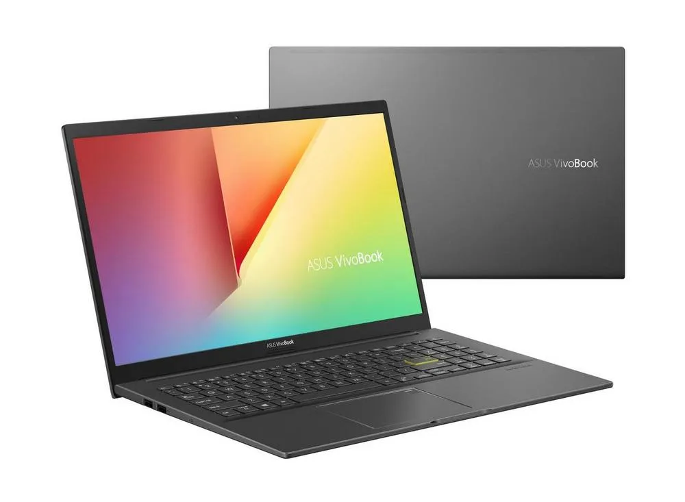 Laptop 15,6" ASUS Vivobook 15 OLED K513EA, Indie Black, Intel Core i3-1125G4, 8GB/256GB, Fără SO