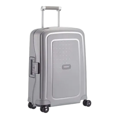 Valiza Samsonite S'CURE cu 4 roti 55/20 ARGINTIU 1st