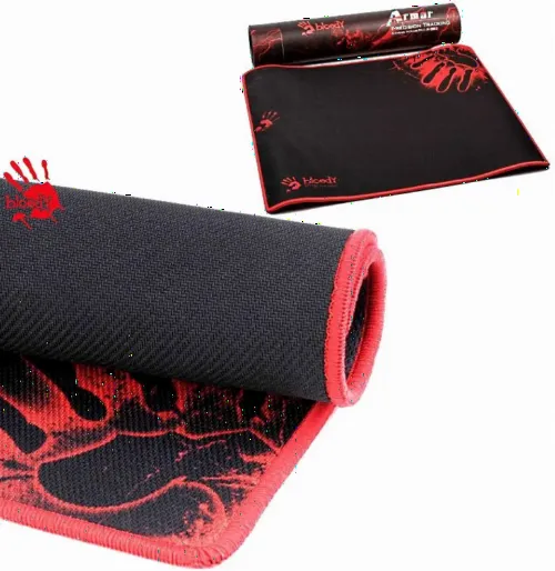 Игровой коврик для мыши Bloody B-081S, Medium, Чёрный/Красный 