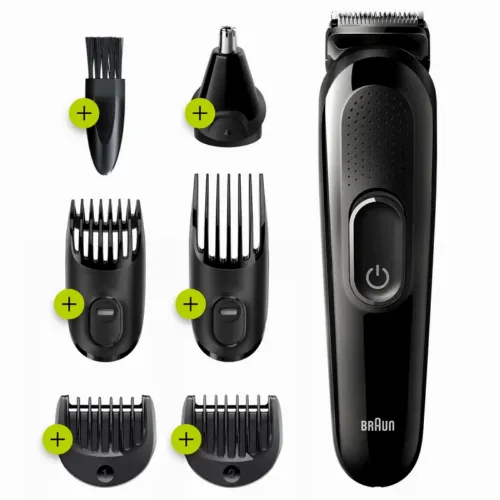 Trimmer pentru bărbați Braun MGK3220, Negru