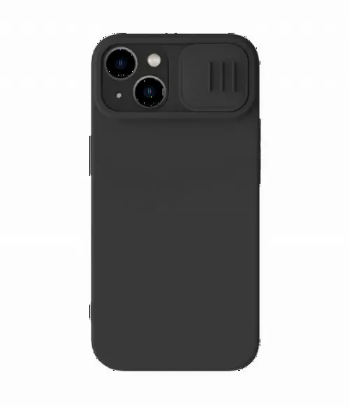 Nillkin Apple iPhone 14, CamShield Silky Magnetic Silicone Case, Elegant Black
