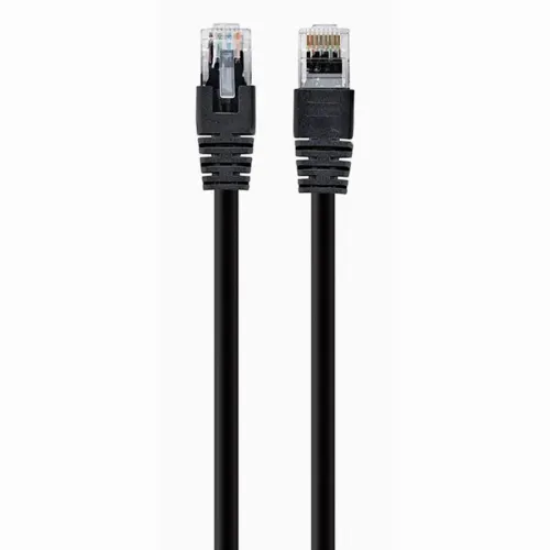 Patch cord Cablexpert PP12-1M/BK, CAT5e UTP, 1m, Negru