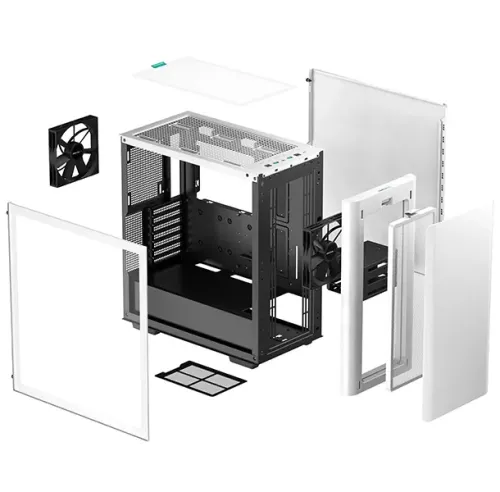 Carcasă PC Deepcool CK500, Midi-Tower, ATX PS2 , Alb