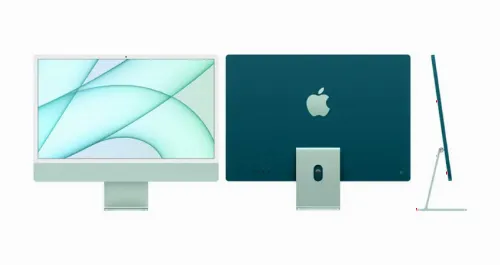 Computer All-in-One Apple iMac A2438, M1 with 8-core CPU and 8-core GPU, 16GB/512GB, macOS Big Sur, Verde