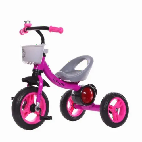 Bicicletă cu trei roți Kikka Boo Lou-Lou Tico, Magenta
