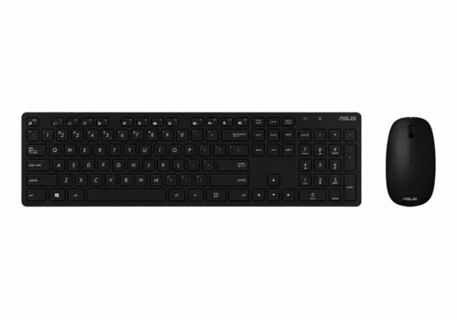 Set Tastatură + Mouse ASUS W5000, Fără fir, Negru