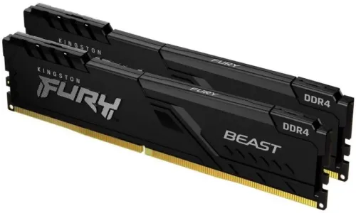 Оперативная память Kingston FURY Beast RGB, DDR4 SDRAM, 3600 МГц, 16Гб, KF436C17BBAK2/16