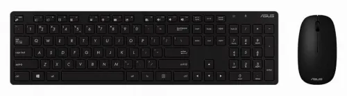 Set Tastatură + Mouse ASUS W5000, Fără fir, Negru