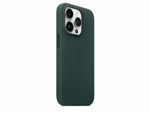 Original iPhone 14 Pro Leather Case with MagSafe - Forest Green, Model A2908