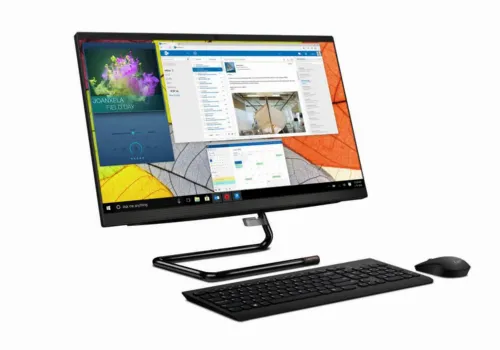 Моноблок Lenovo IdeaCentre AIO 3 24ALC6, 23,8", AMD Ryzen 5 5500U, 16Гб/512Гб, Без ОС, Чёрный