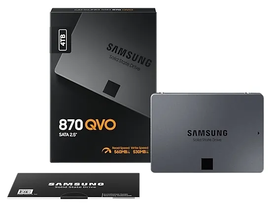 Накопитель SSD Samsung 870 EVO  MZ-77E4T0, 4000Гб, MZ-77E4T0BW