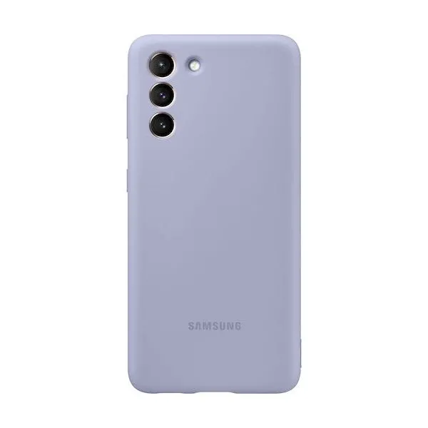 Чехол Samsung Silicone Cover for Galaxy S21, Фиолетовый