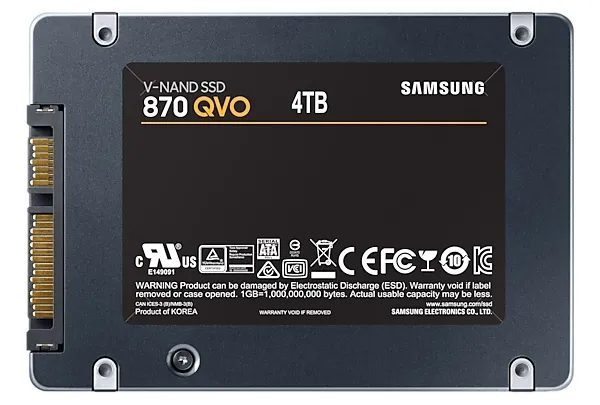 Накопитель SSD Samsung 870 EVO  MZ-77E4T0, 4000Гб, MZ-77E4T0BW