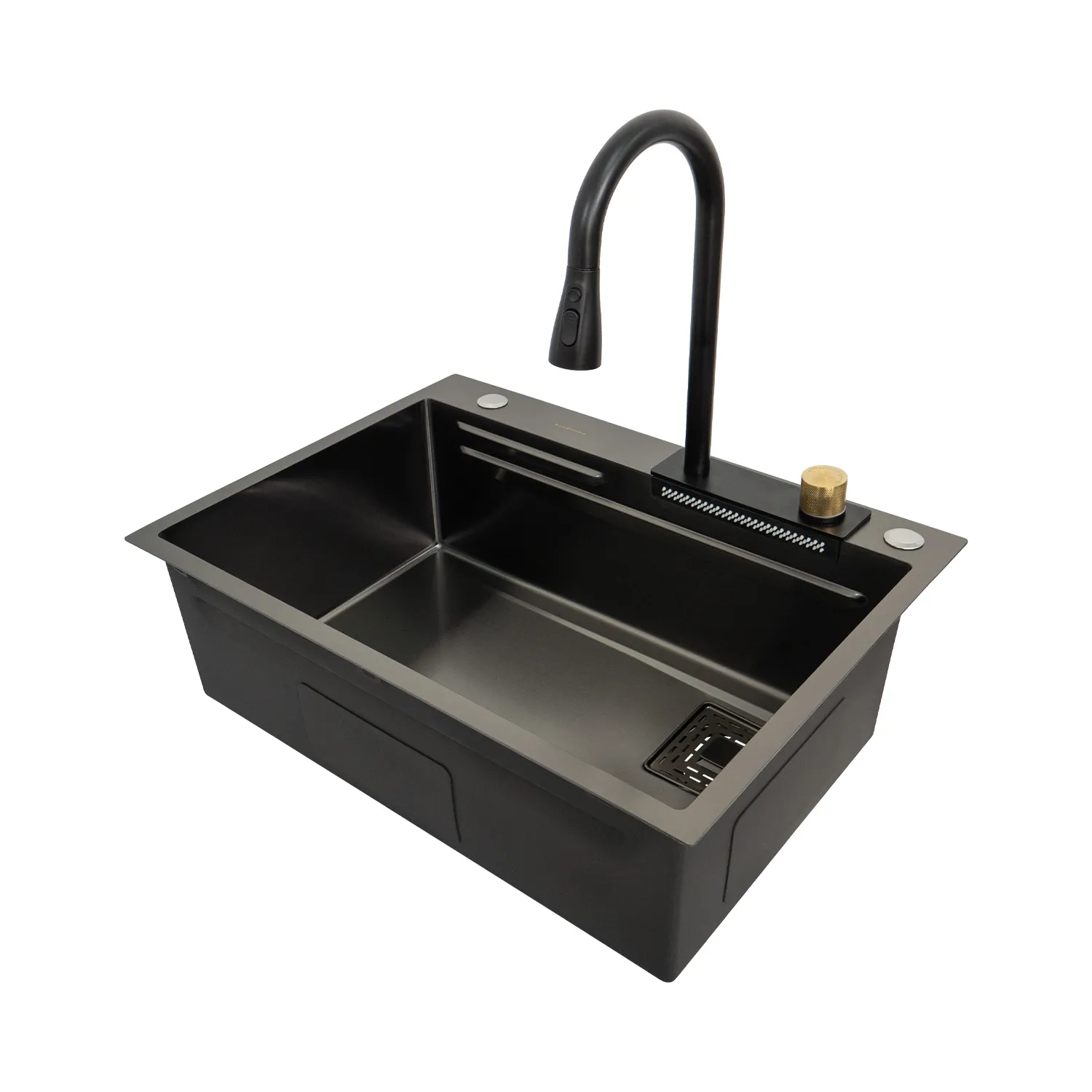 Chiuveta handmade SanDonna HD6850 (Negru)