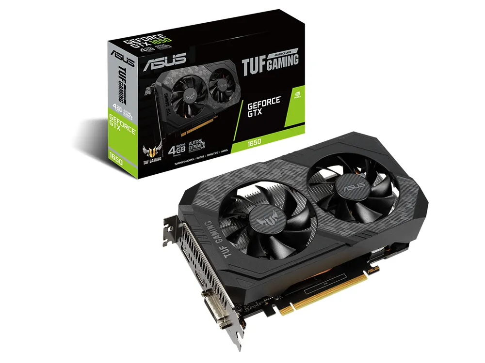 Видеокарта ASUS TUF-GTX1650-4GD6-GAMING,  4ГБ GDDR6 128бит