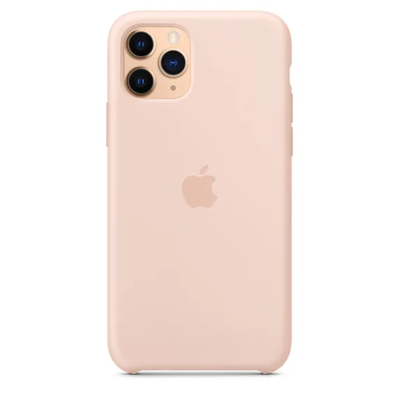 Original iPhone 11 Pro Silicone Case, Pink Sand