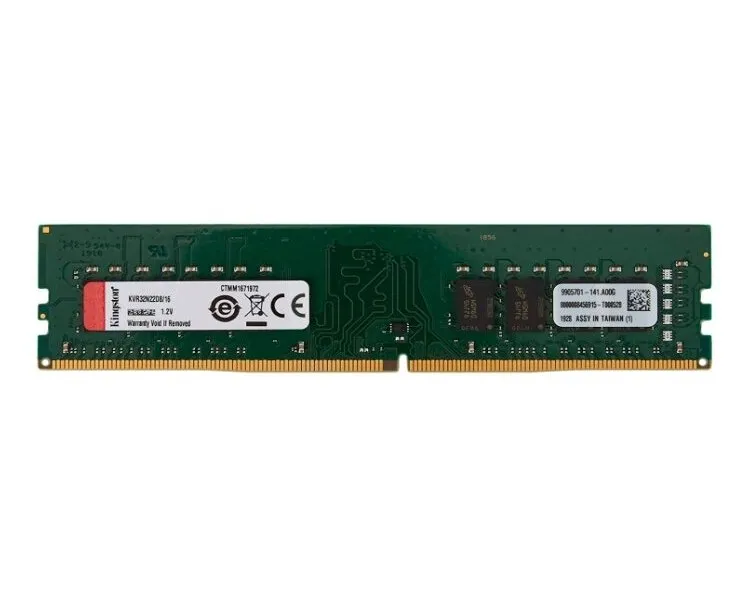 Оперативная память Kingston ValueRAM, DDR4 SDRAM, 3200 МГц, 16Гб, KVR32N22D8/16