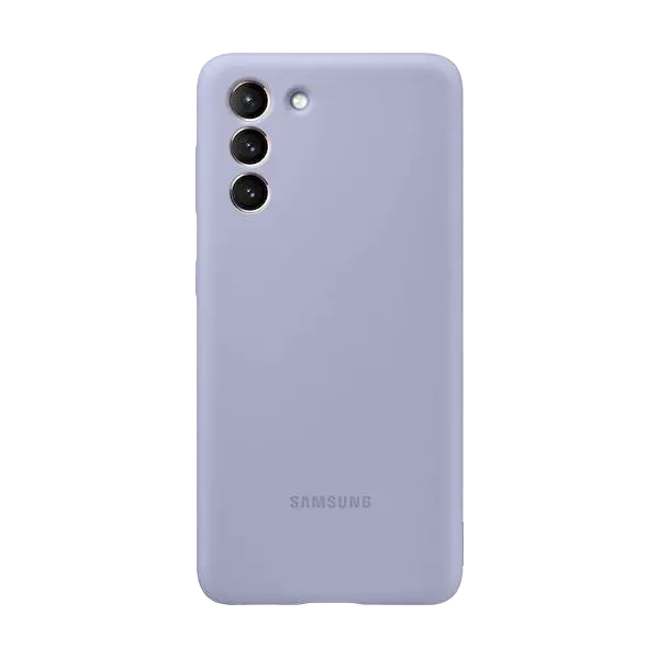 Чехол Samsung Silicone Cover for Galaxy S21, Фиолетовый