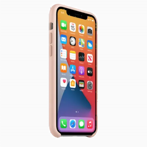 Original iPhone 11 Pro Silicone Case, Pink Sand