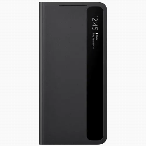Чехол Samsung Smart Clear View Cover for Galaxy S21 Ultra, Чёрный