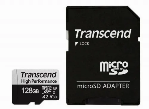Card de Memorie Transcend MicroSDXC Class 10, 128GB (TS128GUSD340S)