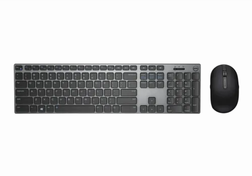 Set Tastatură + Mouse DELL KM717, Fără fir, Negru/Gri