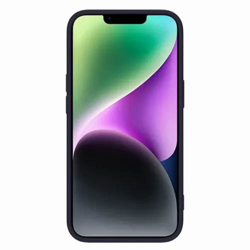 Чехол Nillkin iPhone 14 CamShield Silky Magnetic Silicone, Темно-фиолетовый