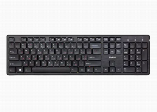 Tastatură SVEN KB-E5900W, Fără fir, Negru