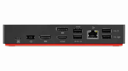 Stație Docking Lenovo 40AF0135EU, Negru