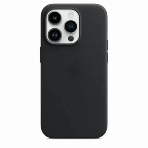 Original iPhone 14 Pro Leather Case with MagSafe - Midnight