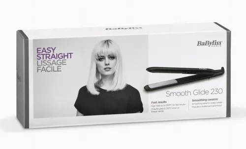 Выпрямитель для волос BaByliss Smooth Glide ST240E, Чёрный