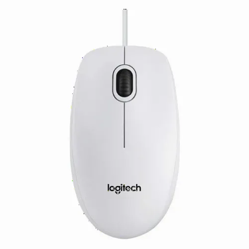 Mouse Logitech B100, Alb