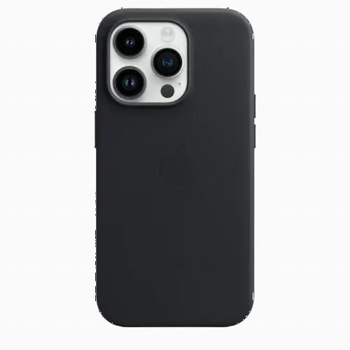 Original iPhone 14 Pro Leather Case with MagSafe - Midnight