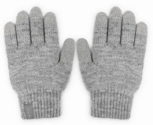 Mănuși senzoriale Moshi Digits Touchscreen Gloves, Medium, Gri deschis